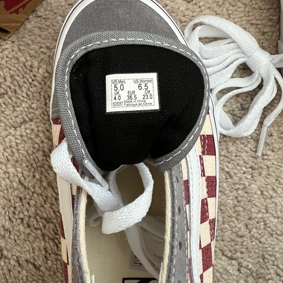 New Old Skool Checkerboard Vans - Picture 9 of 14